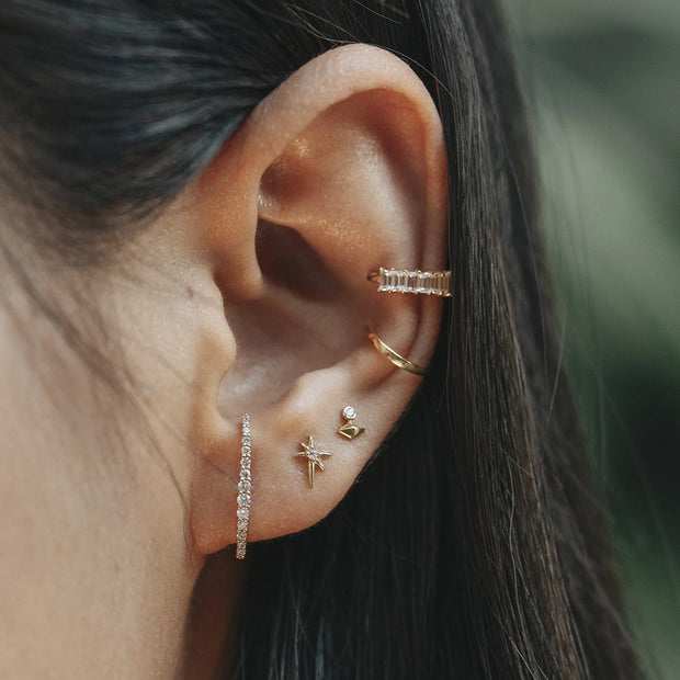 Star Flatback Earring