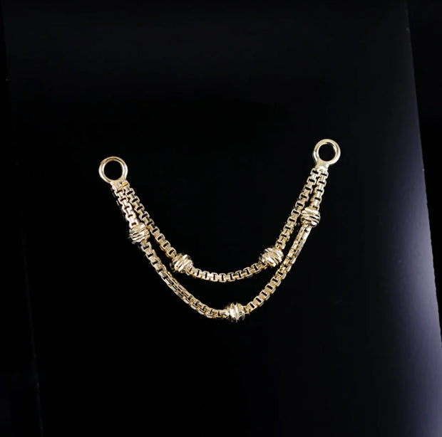 Brillcut Ball-Beaded Double Chain