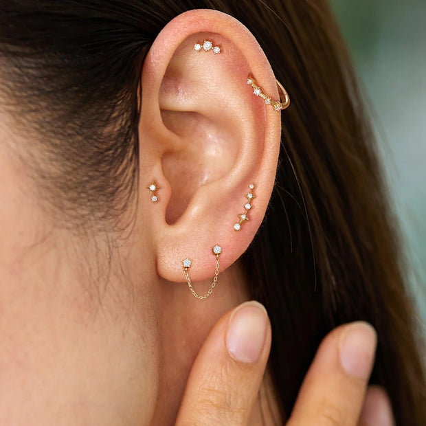 Adara Flatback Earring