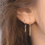 Chime Stone Earrings (Pair)