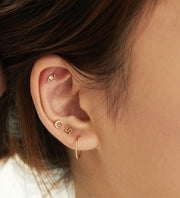 Charlotte Flatback Earring