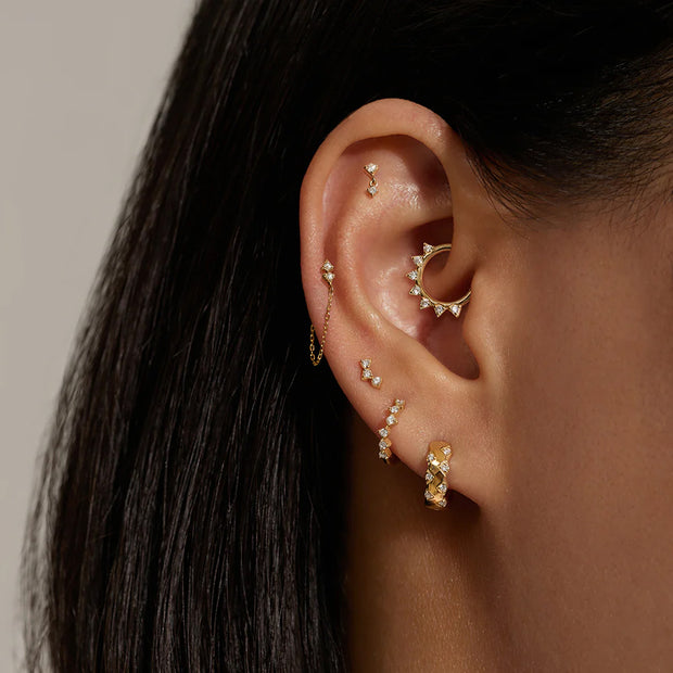 Mila Flatback Earring