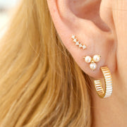 Fluted Hoops (Pair)