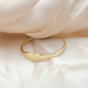 Classic Heart Signet Ring