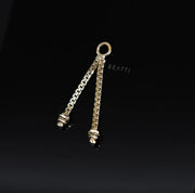 Brilliant Cut Chain Charm