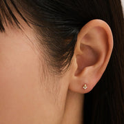 Rose Flatback Earring