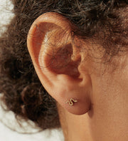 Medusa Flatback Earring