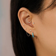 Venus Flatback Earring