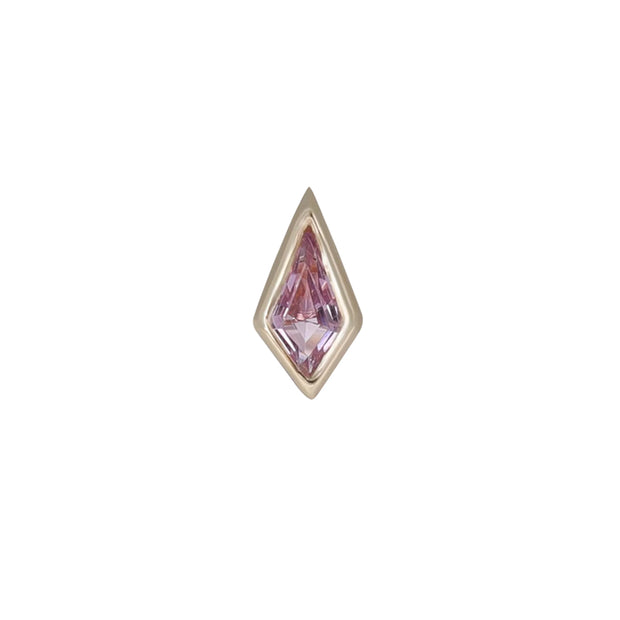 Amethyst Kite Threadless Front