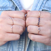 Diamond Twist Rose Gold Ring