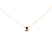 Danica Ruby & Sapphire Necklace
