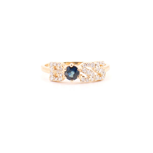Diamond & Sapphire BOSS Ring