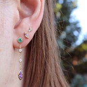 Iris II Gemstone Stud