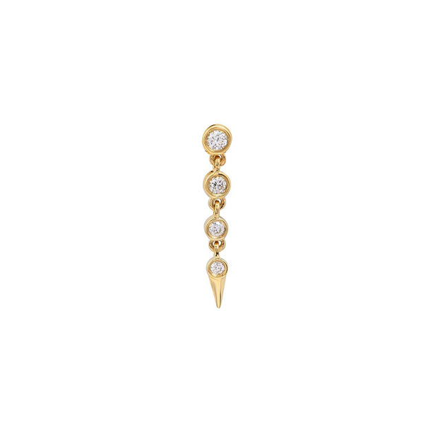 Diamond Spike Drop Stud
