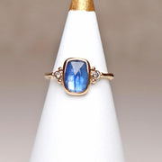 Kyanite Diamond Ring