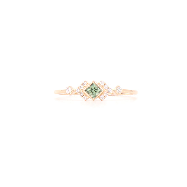 Amelia Green Sapphire Ring