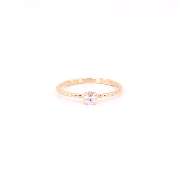 Lily Pink Sapphire Ring