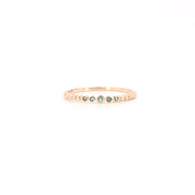 Lily Emerald Stacking Ring