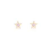 Tanzanite Star Studs (Pair)