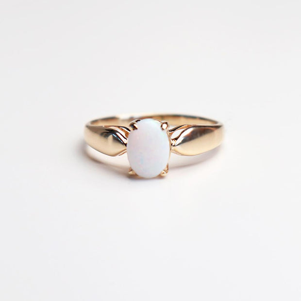Oval Opal Ring