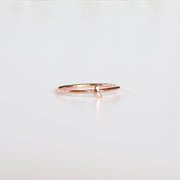 Mini Moon Rose Gold Ring