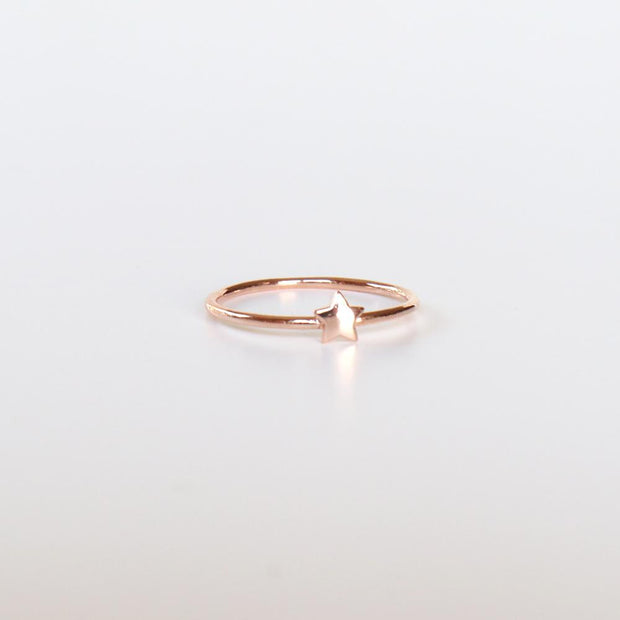 Mini Star Rose Gold Ring