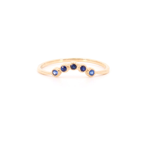Sapphire Arch Ring