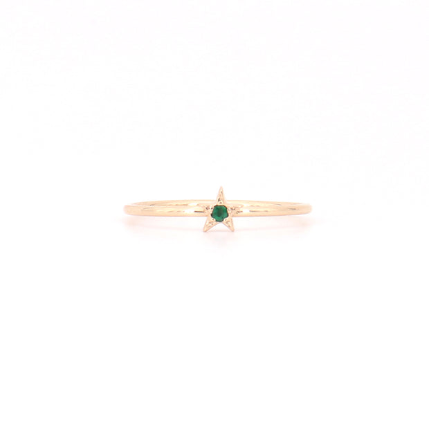 Star Emerald Ring