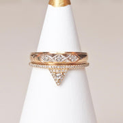 Diamond Pyramid Ring