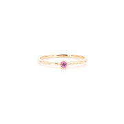 Tulip Pink Sapphire Ring