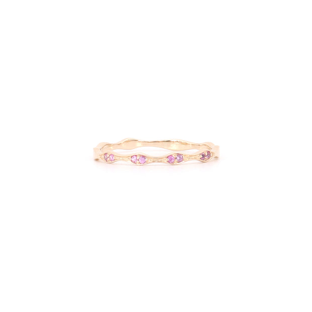 Pink Sapphire Wave Band